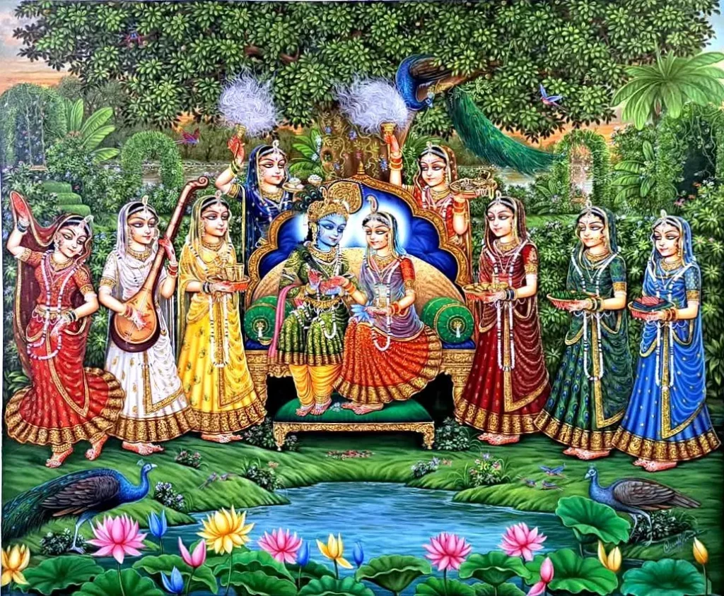 Shree Radha Ashta Sakhi Name in Odia